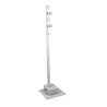 BRITEQ - BTI-AKKUPOLE WHITE POSTE ILUMINACIÓN LED 4x5W IP-64 BATERÍA DMX BRITEQ