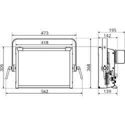 JBSYSTEMS - BT-TVPANEL TW BRITEQ