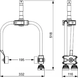 BRITEQ - BT-THEATRE YOKE YUGO PARA PROYECTORES BRITEQ