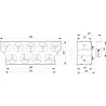 BRITEQ - BT-NONABEAM - BQ1  EFECTO CORTINA  BRITEQ