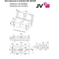 BRITEQ - BT-NONABEAM - BQ1  EFECTO CORTINA  BRITEQ