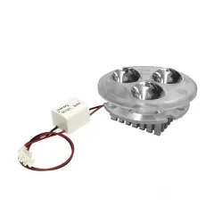 QUARKPRO LED - TRISPOT LED 3x3W DC700mA 12V 3200k 45º BLANCO CÁLIDO