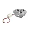 QUARKPRO LED - TRISPOT LED 3x3W DC700mA 12V 3200k 45º BLANCO CÁLIDO