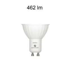 LÁMPARA LED GU-10 6W 2700K BLANCO CÁLIDO