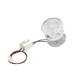 QUARKPRO LED - TRISPOT LED 3x3W DC700mA 12V 3200k 45º BLANCO CÁLIDO ENFOQUE DIFUSO