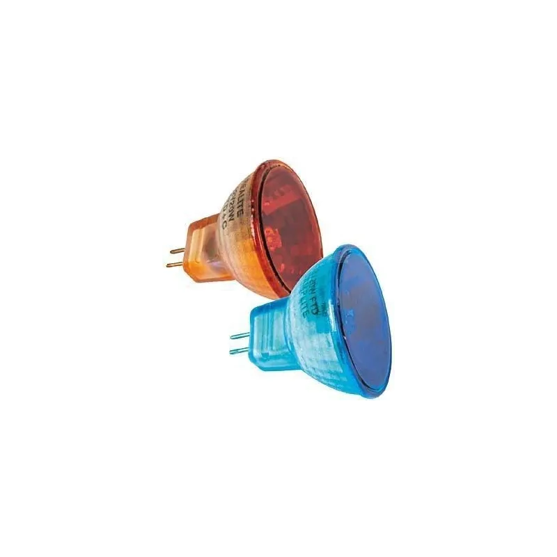 LÁMPARA DICROICA LLAMA VIRTUAL 12V 20W AZUL