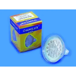 LAMP. DICROICA 12V 18x LEDS L.NEGRA