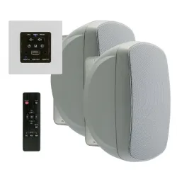 AUDIOPHONY - WALLAMP-USB PACK SISTEMA AMPLIFICADO 2x30W + ALTAVOCES AUDIOPHONY