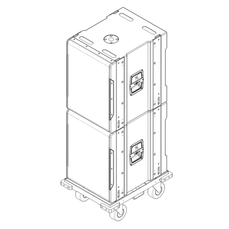 AUDIOCENTER - DOLLY +  FUNDA PARA 2xT-115S AUDIOCENTER