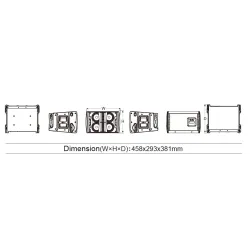 AUDIOCENTER - DSL-45 LINE ARRAY PASIVO AUDIOCENTER