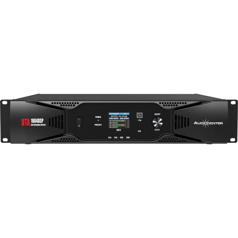 AUDIOCENTER - ETAPA POTENCIA DIGITAL DSP UTA-1804 4 x 1800W AUDIOCENTER