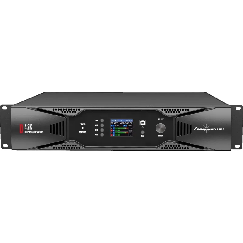 AUDIOCENTER - ETAPA POTENCIA DIGITAL DSP D4.2K 4 x 550w AUDIOCENTER
