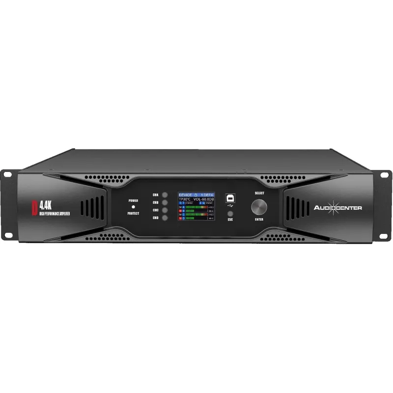 ETAPA POTENCIA DIGITAL DSP D4.4K 4 x1200w AUDIOCENTER