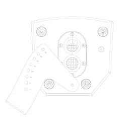 AUDIOPHONY - SOPORTE PARED PARA MYOS08A AUDIOPHONY