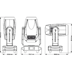 JBSYSTEMS - VANTA SPOT CABEZA MÓVIL LED 300W IP-65 JB SYSTEMS