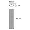 AUDIOPHONY - CLS440 COLUMNA 2 VÍAS 4x2.5" 20/40W 100V IP44 AUDIOPHONY