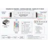 QUARKPRO LED - CONTROLADOR RGB + MANDO CT-308-RF 30051