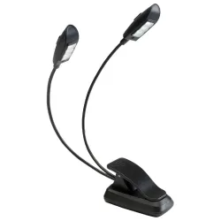 HILEC - SNAKE23DUO LUZ FLEXIBLE DOBLE CUELLO CISNE 3+3 LEDS COB HILEC