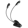 HILEC - SNAKE23DUO LUZ FLEXIBLE DOBLE CUELLO CISNE 3+3 LEDS COB HILEC