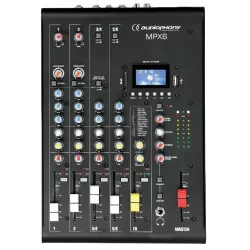 AUDIOPHONY - MPX-6 MESA DE MEZCLAS 6CH DSP / USB / SD / BLUETOOTH AUDIOPHONY