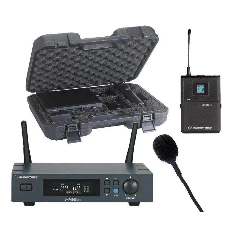 AUDIOPHONY - PACK UHF410 MICRÓFONO LAVALIER F5 500MHz AUDIOPHONY