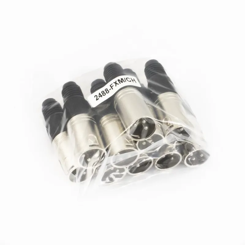 SET 10 CONECTORES XLX AEREO MACHO 3P HILEC