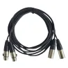CABLE 2 XLR MACHO  A 2 XLR HEMBRA 1,50M HILEC