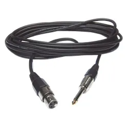 CABLE 1 XLR HEMBRA A 1 JACK 6,3 MONO 1,5m HILEC
