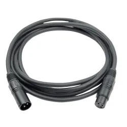 CONTEST - CABLE DMX XLR MACHO A XLR HEMBRA 1m HILEC