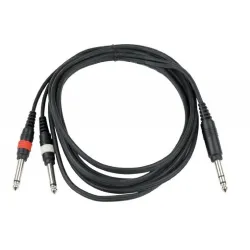 CABLE JACK ST 6.35 A 2 JACK 6,35 MONO 1,5m HILEC