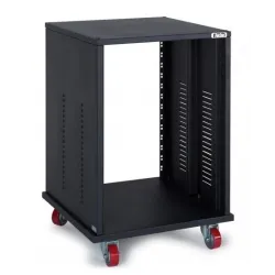 FRL-15U RACK METALICO 15U FONDO EXTRA CON RUEDAS