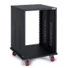 FRL-15U RACK METALICO 15U FONDO EXTRA CON RUEDAS