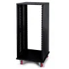 FRL-24U RACK METALICO 24U FONDO EXTRA CON RUEDAS