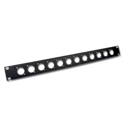 TAPA CIEGA 1u 19\" METALICA PARA 12 XLR AUDIOPHONY