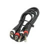 JBSYSTEMS - CABLE 2x RCA MACHO - 2x JACK 6.3mm MONO 3m JBSYSTEMS