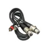 JBSYSTEMS - CABLE 2x RCA MACHO - 2x XLR HEMBRA 1.5m JBSYSTEMS