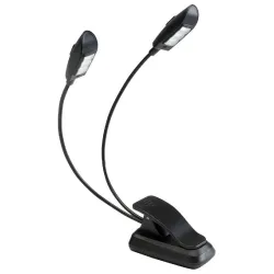 HILEC - SNAKE23DUO LUZ FLEXIBLE DOBLE CUELLO CISNE 3+3 LEDS COB HILEC