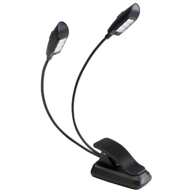 HILEC - SNAKE23DUO LUZ FLEXIBLE DOBLE CUELLO CISNE 3+3 LEDS COB HILEC