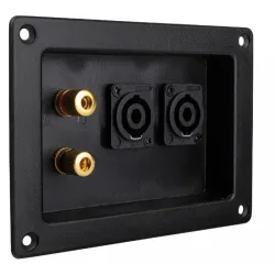 JBSYSTEMS TE-20 BASE CONEXION 2 SPEAKON + 2 BORNAS