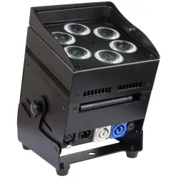 JBSYSTEMS - ACCU COLOR BLACK FOCO LED 6x10W RGBWA (BATERÍA INCL.) JBSYSTEMS