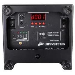 FOCO LED 6x10w RGBWA BATERIA ACCU COLOR-NEGRO JBSYSTEMS