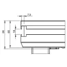 TARIMA 1 X 0,50m 750kg / m² NEGRA CONTESTAGE