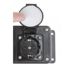 REGLETA CORRIENTE 4 SHUCKO IP-44 CABLE 3m IP-44 HILEC