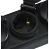 REGLETA CORRIENTE 4 SHUCKO IP-44 CABLE 3m IP-44 HILEC