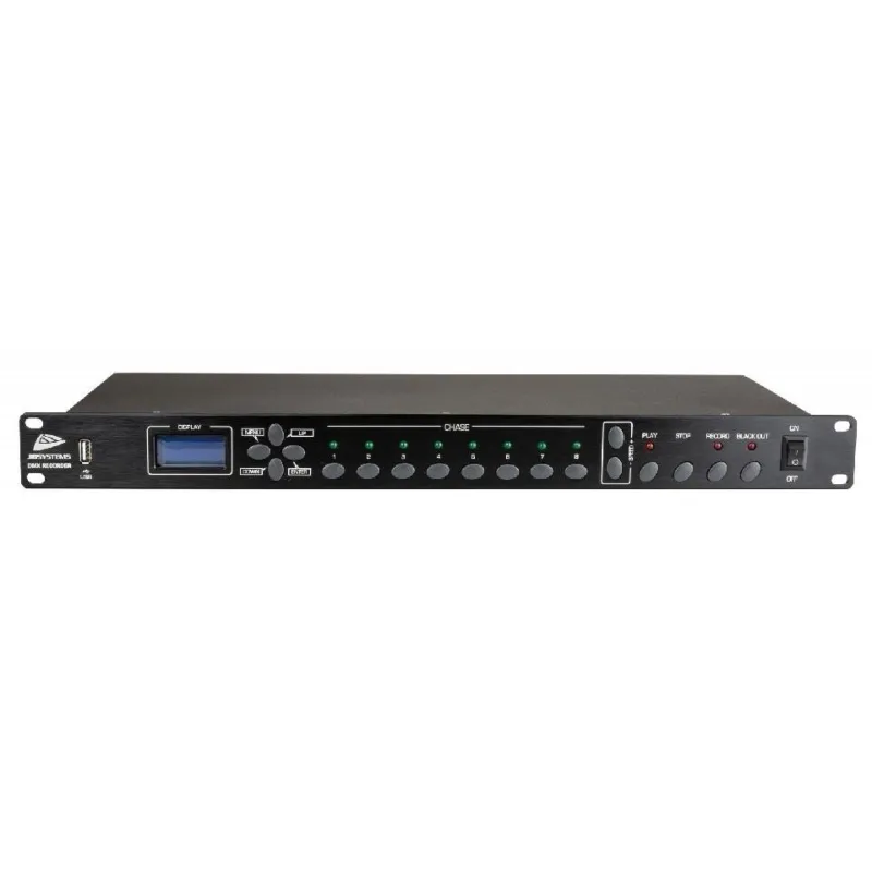 DMX RECODER JBSYSTEMS CONTROLADOR GRABADOR DMX
