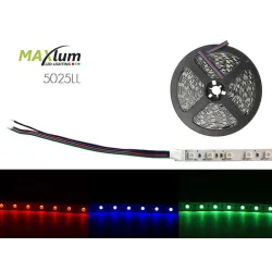 TIRA LED FLEX RGB 5m 60 LED/m 5050 24V IP-20 LL MAXLUM
