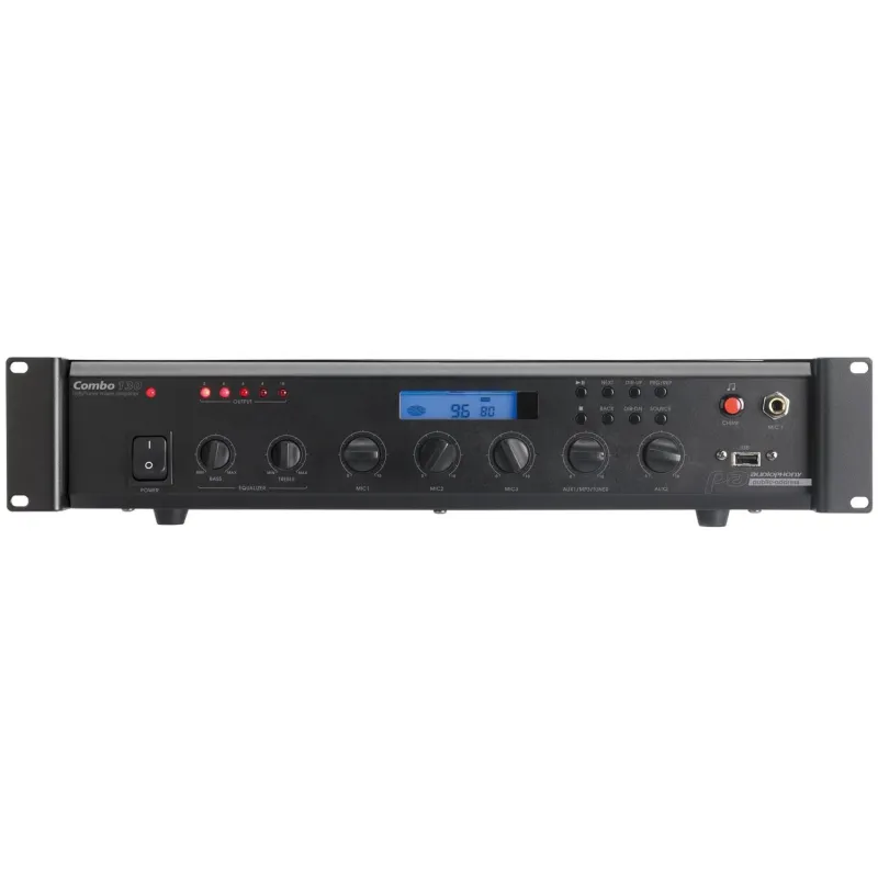 COMBO130 MEZCLADOR 130W,100V,TUNER,USB AUDIOPHONY