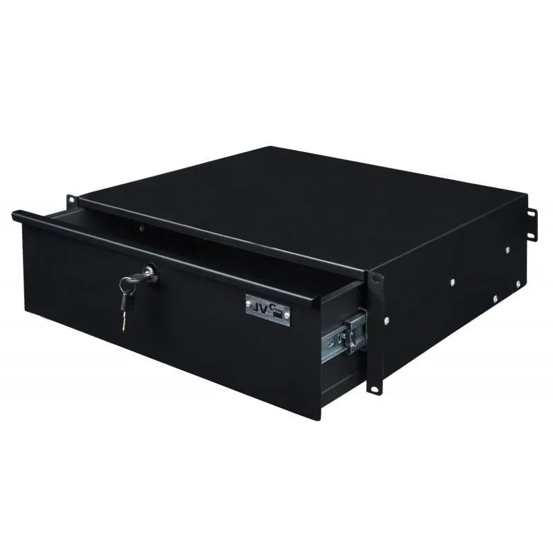 RACK DRAWER 3U CAJON CON LLAVE 3 UNIDADES