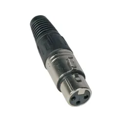 XLR HEMBRA AEREO 3 PIN SET  JB SYSTEMS PAREJA