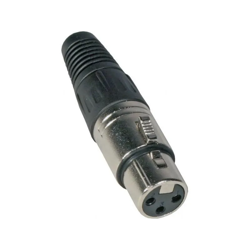 XLR HEMBRA AEREO 3 PIN SET  JB SYSTEMS PAREJA